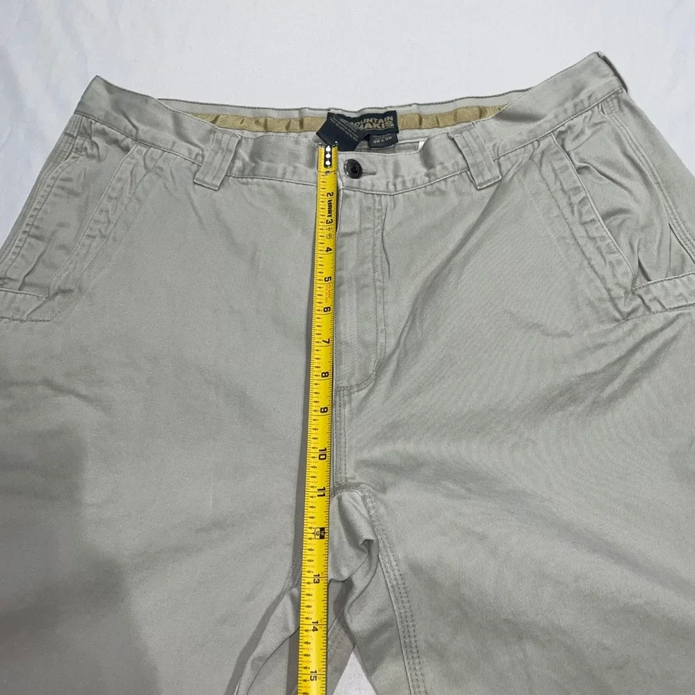 Mountain Khakis Teton Twill Pants Mens 38x32 Khaki Tan Cotton Straight Leg Chino